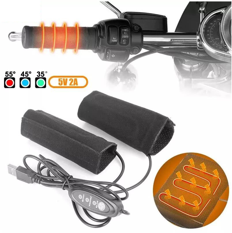Poignées chauffantes pour moto - Handlebar Grip Heated avis et prix