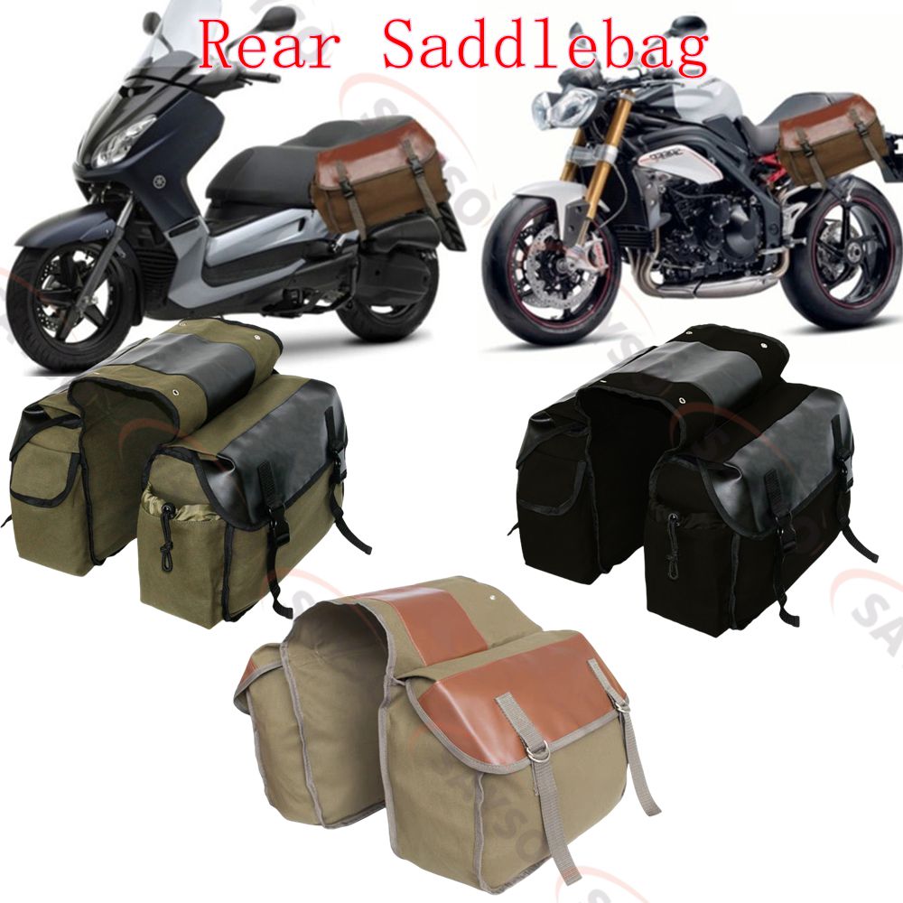 Sacoches arrière en toile et c - Motorcycle Gear Backpack avis et prix